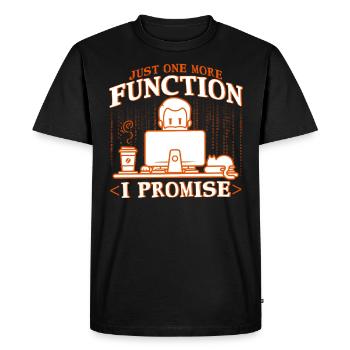 Programmeurs de logiciels geeks - T-shirt Premium bio Homme - noir - Devant - Nico (187cm)