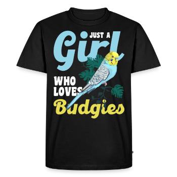 Perruque de perruque de perruque fille cadeau - T-shirt Premium bio Homme - noir - Devant - Nico (187cm)