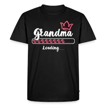 Drôle de grand-mère - T-shirt Premium bio Homme - noir - Devant - Nico (187cm)