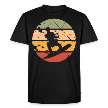 Wakeboard Wakeboarder - T-shirt Premium bio Homme - noir - Devant - Nico (187cm)