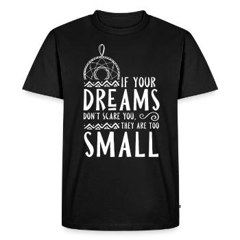 Yoga esoteric dream catcher - Men's Premium Organic T-Shirt - black - Front - Nico (187cm)