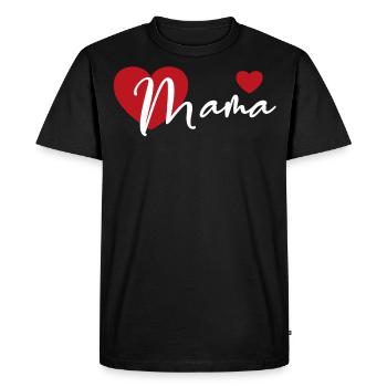 mummy - Men's Premium Organic T-Shirt - black - Front - Nico (187cm)
