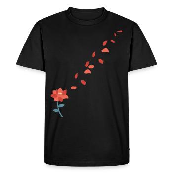 Plantes - T-shirt Premium bio Homme - noir - Devant - Nico (187cm)