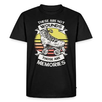 Rollouf girl Roller Girl Roller Girl - T-shirt Premium bio Homme - noir - Devant - Nico (187cm)