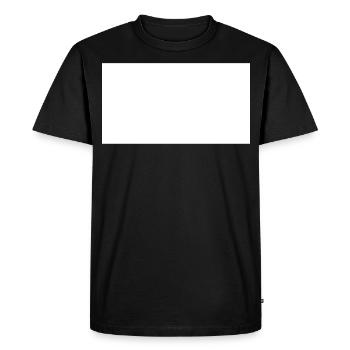 Rectangle - T-shirt Premium bio Homme - noir - Devant - Nico (187cm)