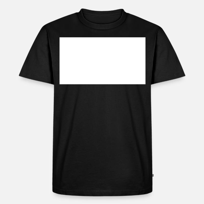 Rechteck - Männer Premium Bio T-Shirt - Schwarz