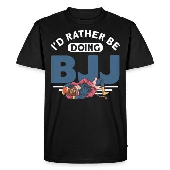 Jiu Jitsu Étudiant BJJ Jiu Jitsu Cadeau - T-shirt Premium bio Homme - noir - Devant - Nico (187cm)