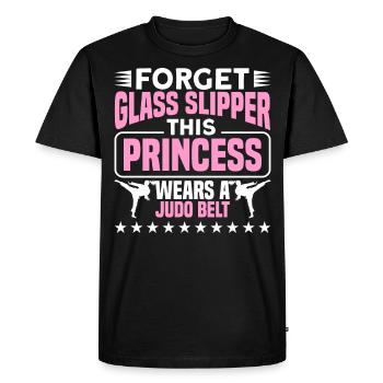 Judo Cadeau d’étudiant en judo japonais - T-shirt Premium bio Homme - noir - Devant - Nico (187cm)