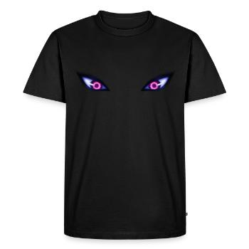 les yeux de roi - T-shirt Premium bio Homme - noir - Devant - Nico (187cm)