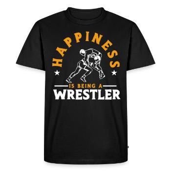 Wrestling Wrestling Trainer Cadeau de lutte - T-shirt Premium bio Homme - noir - Devant - Nico (187cm)