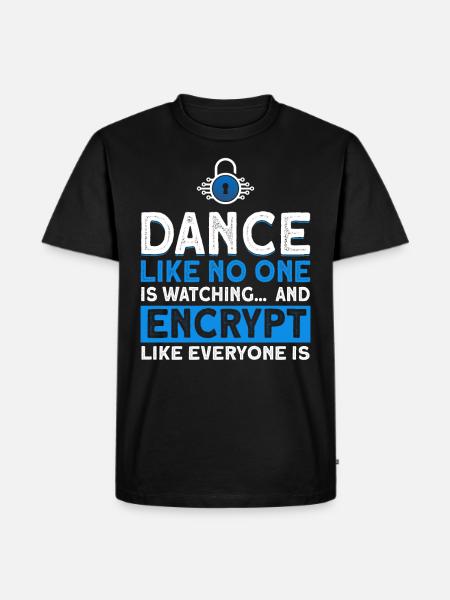 Computerfreak IT Sicherheit Cybersecurity Geschenk - Männer Premium Bio T-Shirt - Schwarz