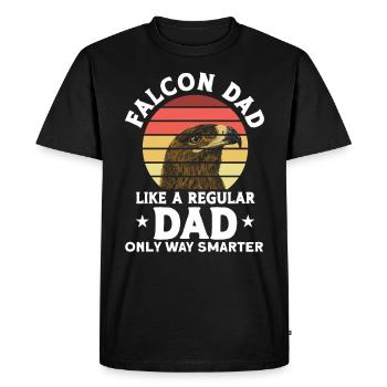 Falconer Falconerie cadeau de fauconnerie - T-shirt Premium bio Homme - noir - Devant - Nico (187cm)