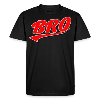 bro sis brother sister family love big little best - Men's Premium Organic T-Shirt - black - Front - Nico (187cm)
