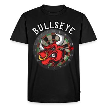 Bullseye Darts Fan Dartpfeil Dartboard - T-shirt Premium bio Homme - noir - Devant - Nico (187cm)