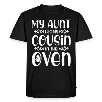 Grossesse Futurs Parents Grossesse - T-shirt Premium bio Homme - noir - Devant - Nico (187cm)