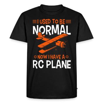 Model Airplane Model Flying Model Airplane - Men's Premium Organic T-Shirt - black - Front - Nico (187cm)
