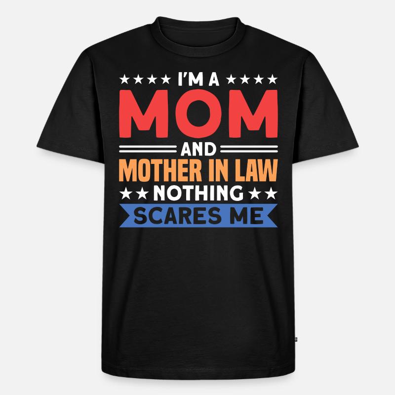Schwiegermutter Schwiegermutter Mutter - Männer Premium Bio T-Shirt - Schwarz