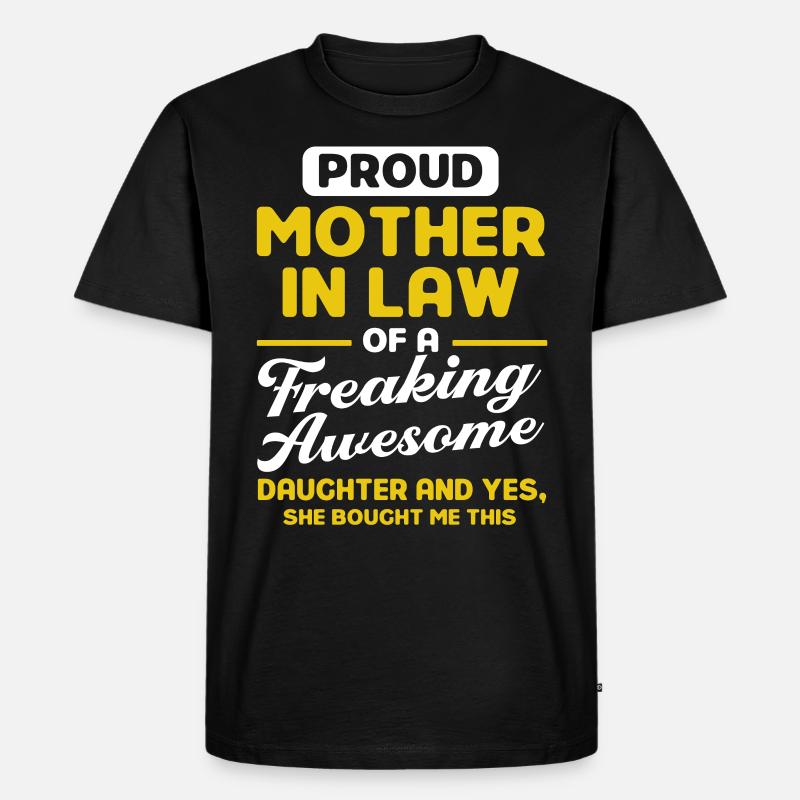 Belle-mère Belle-mère Belle-mère Belle-mère - T-shirt Premium bio Homme - noir