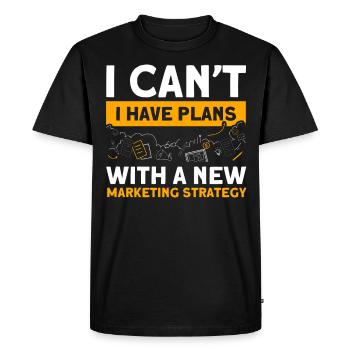 Strategy Marketing Manager Digital Marketing - Men's Premium Organic T-Shirt - black - Front - Nico (187cm)