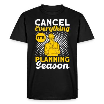 Planning Foreman Construction Manager Construction Project - Men's Premium Organic T-Shirt - black - Front - Nico (187cm)