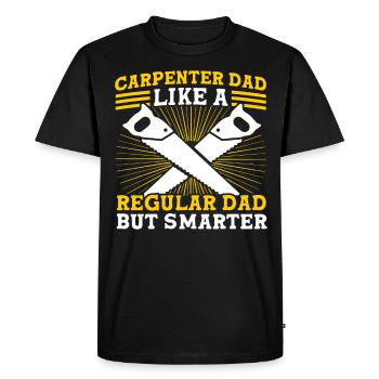 Klug Father Zimmermann Father Family - Men's Premium Organic T-Shirt - black - Front - Nico (187cm)