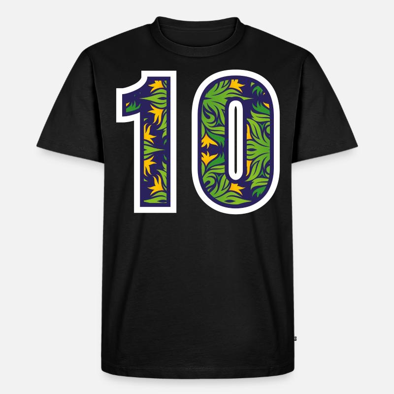 Numéro 10 Conception verte - T-shirt Premium bio Homme - noir