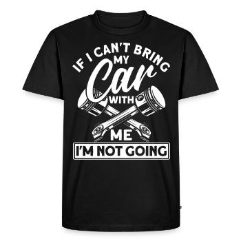 Drôle de repaire de voitures Mécanicien automobile Amateurs de voitures - T-shirt Premium bio Homme - noir - Devant - Nico (187cm)