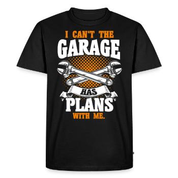 Drôle de repaire de voitures Mécanicien automobile Amateurs de voitures - T-shirt Premium bio Homme - noir - Devant - Nico (187cm)
