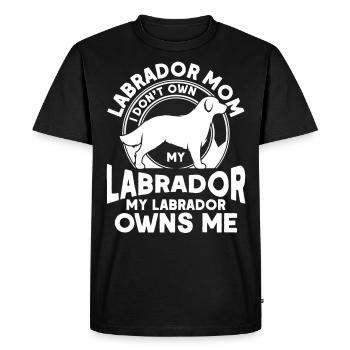 Animal de compagnie Labrador Mama Dog Labrador - T-shirt Premium bio Homme - noir - Devant - Nico (187cm)