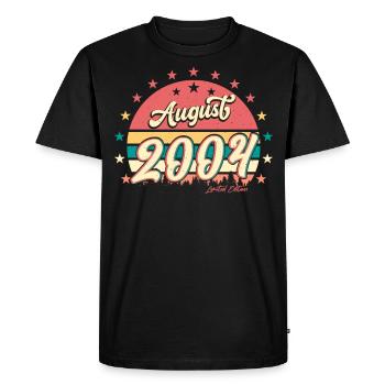 2004 Finally of legal age in August - Men's Premium Organic T-Shirt - black - Front - Nico (187cm)