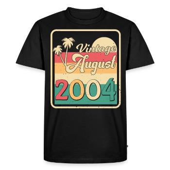 2004 Finally of legal age in August - Men's Premium Organic T-Shirt - black - Front - Nico (187cm)