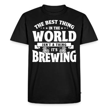 The best thing in the world Brewers - Men's Premium Organic T-Shirt - black - Front - Nico (187cm)