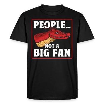 Les gens qui ne sont pas un grand fan du Dragon Grincheux - T-shirt Premium bio Homme - noir - Devant - Nico (187cm)