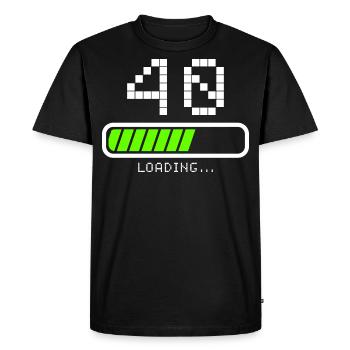 40 years anniversary Loading Loading beam - Men's Premium Organic T-Shirt - black - Front - Nico (187cm)