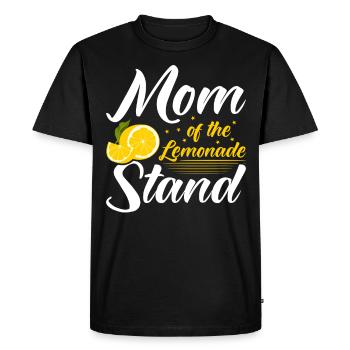 Jus de citron Jus de citron Limonade - T-shirt Premium bio Homme - noir - Devant - Nico (187cm)