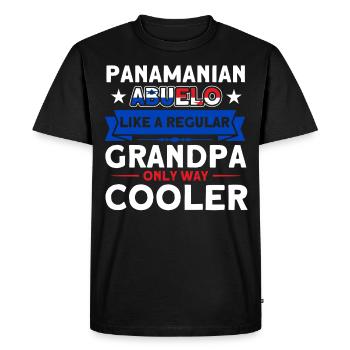Panaman Abuelo Grandpa Panama Souvenir - T-shirt Premium bio Homme - noir - Devant - Nico (187cm)