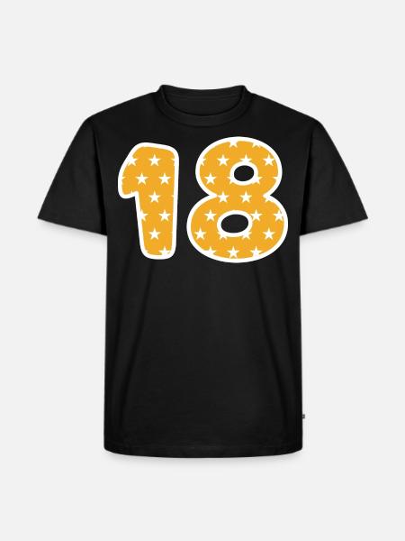 Numéro 18 - T-shirt Premium bio Homme - noir