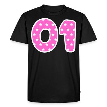 Équipe - 01 - Sport - T-shirt Premium bio Homme - noir - Devant - Nico (187cm)