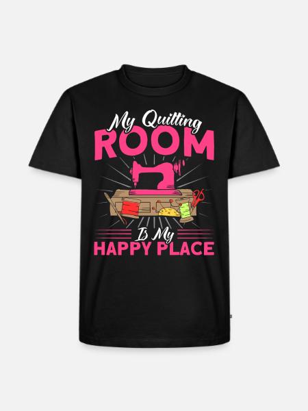 Seamstresses Quilting Lovers Quilting - Men's Premium Organic T-Shirt - black