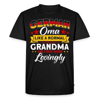 German origin Germany German pride - Men's Premium Organic T-Shirt - black - Front - Nico (187cm)