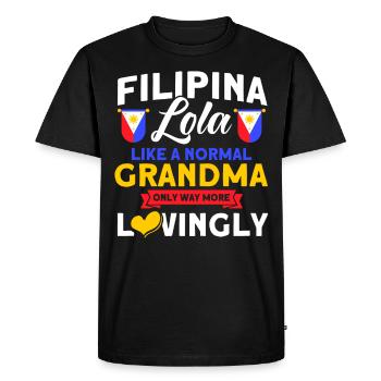 Philippines Drapeau philippin - T-shirt Premium bio Homme - noir - Devant - Nico (187cm)