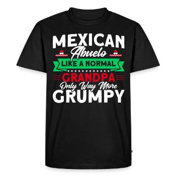 Mexico Mexican Roots Gift - Men's Premium Organic T-Shirt - black - Front - Nico (187cm)