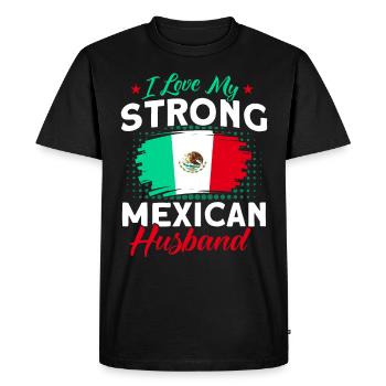 Mexico Mexican Roots Gift - Men's Premium Organic T-Shirt - black - Front - Nico (187cm)