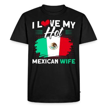 Mexico Mexican Roots Gift - Men's Premium Organic T-Shirt - black - Front - Nico (187cm)