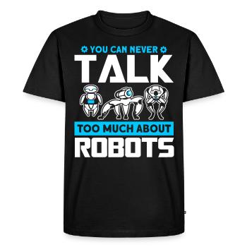 Robot Robotics Engineer Costume Robot - Men's Premium Organic T-Shirt - black - Front - Nico (187cm)