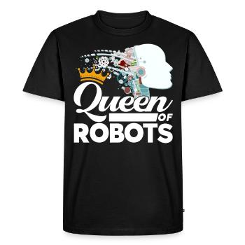 Robot Robotics Engineer Costume Robot - Men's Premium Organic T-Shirt - black - Front - Nico (187cm)
