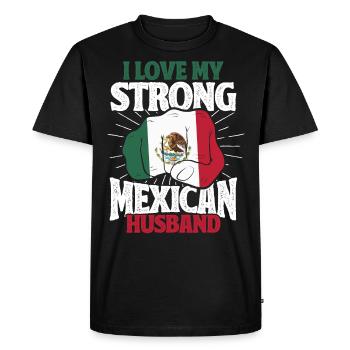 Mexico Mexican Roots Gift - Men's Premium Organic T-Shirt - black - Front - Nico (187cm)