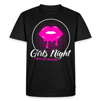 Demoiselle d’honneur Filles Soirée Party Ladies Cadeau - T-shirt Premium bio Homme - noir - Devant - Nico (187cm)