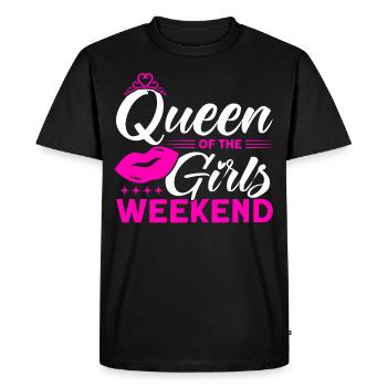 Demoiselle d’honneur Filles Soirée Party Ladies Cadeau - T-shirt Premium bio Homme - noir - Devant - Nico (187cm)