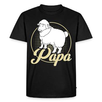 Élevage de moutons Élevage Élevage Mouton Cadeau - T-shirt Premium bio Homme - noir - Devant - Nico (187cm)